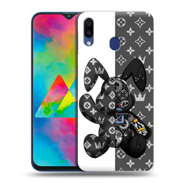 Силиконовый чехол на Samsung Galaxy M20 с принтом Луи робот Силиконовый чехол на Samsung Galaxy M20 с принтом Луи робот