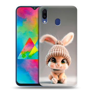 Силиконовый чехол на Samsung Galaxy M20 с принтом Кролик Силиконовый чехол на Samsung Galaxy M20 с принтом Кролик