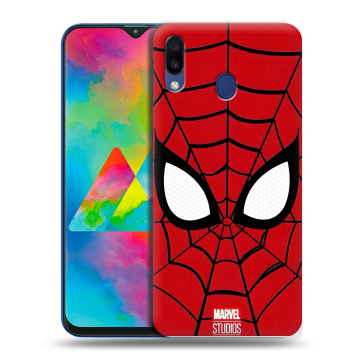 Силиконовый чехол на Samsung Galaxy M20 с принтом человек паук spiderman Силиконовый чехол на Samsung Galaxy M20 с принтом человек паук spiderman