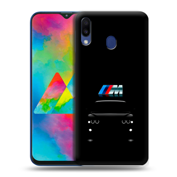 Силиконовый чехол на Samsung Galaxy M20 с принтом БМВ BMW Силиконовый чехол на Samsung Galaxy M20 с принтом БМВ BMW