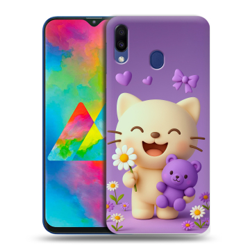 Силиконовый чехол на Samsung Galaxy M20 с принтом для девочек Силиконовый чехол на Samsung Galaxy M20 с принтом для девочек