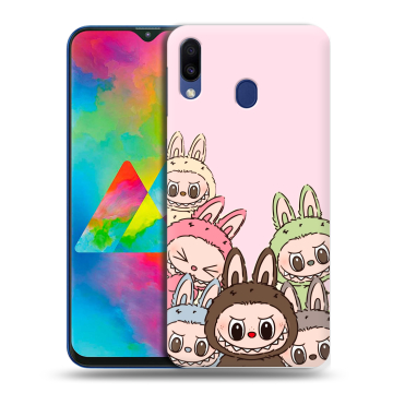 Силиконовый чехол на Samsung Galaxy M20 с принтом Лабубу Силиконовый чехол на Samsung Galaxy M20 с принтом Лабубу