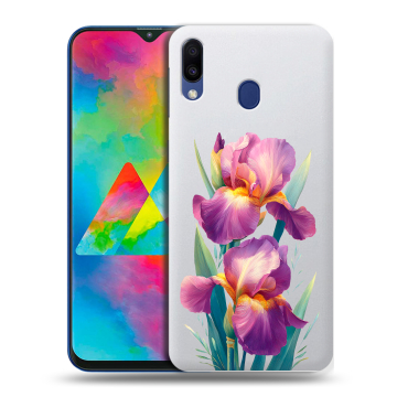 Силиконовый чехол на Samsung Galaxy M20 с принтом Цветы орхидеи Силиконовый чехол на Samsung Galaxy M20 с принтом Цветы орхидеи
