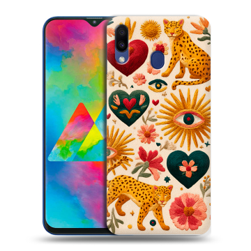 Силиконовый чехол на Samsung Galaxy M20 с принтом Модный принт Силиконовый чехол на Samsung Galaxy M20 с принтом Модный принт