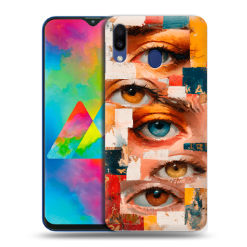 Силиконовый чехол на Samsung Galaxy M20 с принтом Модный принт Силиконовый чехол на Samsung Galaxy M20 с принтом Модный принт
