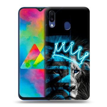 Силиконовый чехол на Samsung Galaxy M20 с принтом Король лев Силиконовый чехол на Samsung Galaxy M20 с принтом Король лев