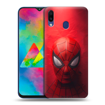 Силиконовый чехол на Samsung Galaxy M20 с принтом Spiderman Человек паук Силиконовый чехол на Samsung Galaxy M20 с принтом Spiderman Человек паук