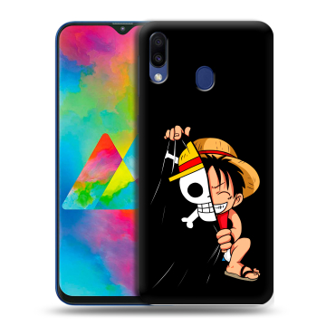 Силиконовый чехол на Samsung Galaxy M20 с принтом One Piece Ван Пис Силиконовый чехол на Samsung Galaxy M20 с принтом One Piece Ван Пис