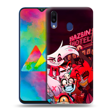 Силиконовый чехол на Samsung Galaxy M20 с принтом Hazbin Hotel Отель Хазбин Силиконовый чехол на Samsung Galaxy M20 с принтом Hazbin Hotel Отель Хазбин
