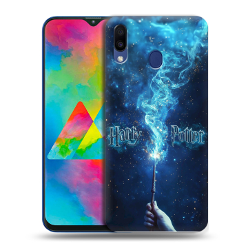 Силиконовый чехол на Samsung Galaxy M20 с принтом Harry Potter Гарри Поттер Силиконовый чехол на Samsung Galaxy M20 с принтом Harry Potter Гарри Поттер