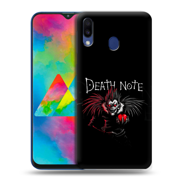 Силиконовый чехол на Samsung Galaxy M20 с принтом Death note Тетрадь смерти Силиконовый чехол на Samsung Galaxy M20 с принтом Death note Тетрадь смерти