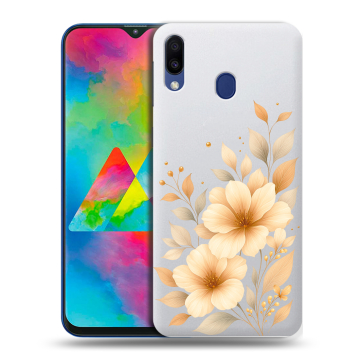 Силиконовый чехол на Samsung Galaxy M20 с принтом для девушки Силиконовый чехол на Samsung Galaxy M20 с принтом для девушки