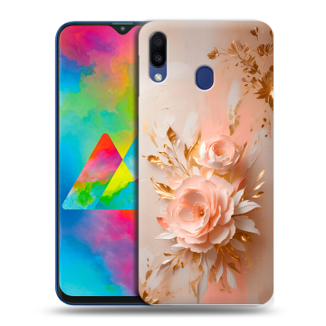 Силиконовый чехол на Samsung Galaxy M20 с принтом женский Силиконовый чехол на Samsung Galaxy M20 с принтом женский