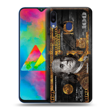 Силиконовый чехол на Samsung Galaxy M20 с принтом Доллар деньги Силиконовый чехол на Samsung Galaxy M20 с принтом Доллар деньги