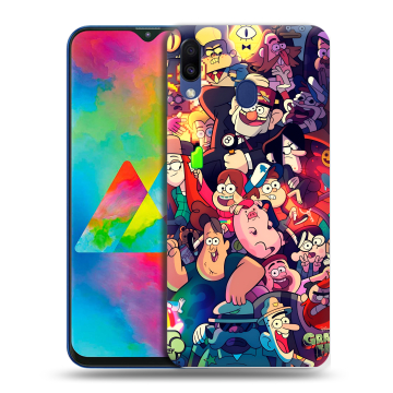 Силиконовый чехол на Samsung Galaxy M20 с принтом Gravity Falls Гравити Фолз Силиконовый чехол на Samsung Galaxy M20 с принтом Gravity Falls Гравити Фолз