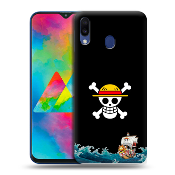 Силиконовый чехол на Samsung Galaxy M20 с принтом One Piece Ван Пис Силиконовый чехол на Samsung Galaxy M20 с принтом One Piece Ван Пис