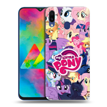 Силиконовый чехол на Samsung Galaxy M20 с принтом My little pony Дружба чудо Силиконовый чехол на Samsung Galaxy M20 с принтом My little pony Дружба чудо