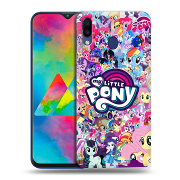 Силиконовый чехол на Samsung Galaxy M20 с принтом My little pony Дружба чудо Силиконовый чехол на Samsung Galaxy M20 с принтом My little pony Дружба чудо