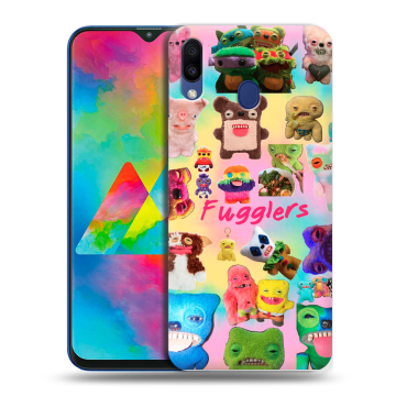 Силиконовый чехол на Samsung Galaxy M20 с принтом Флагер Fuggler Силиконовый чехол на Samsung Galaxy M20 с принтом Флагер Fuggler