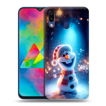 Силиконовый чехол на Samsung Galaxy M20 с принтом Новый год Силиконовый чехол на Samsung Galaxy M20 с принтом Новый год