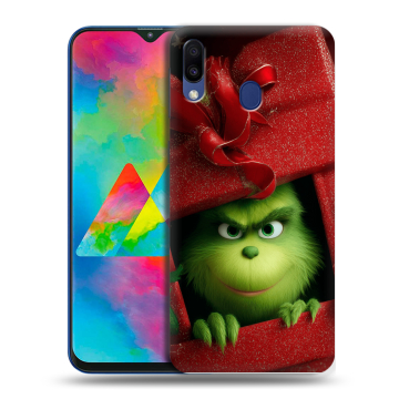 Силиконовый чехол на Samsung Galaxy M20 с принтом Новый год Силиконовый чехол на Samsung Galaxy M20 с принтом Новый год
