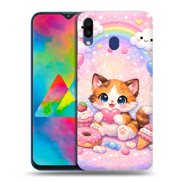 Силиконовый чехол на Samsung Galaxy M20 с принтом для девочек Силиконовый чехол на Samsung Galaxy M20 с принтом для девочек