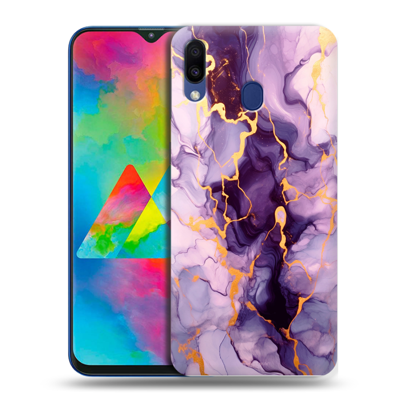 Пластиковый чехол на Samsung Galaxy M20 с принтом Мрамор Пластиковый чехол на Samsung Galaxy M20 с принтом Мрамор