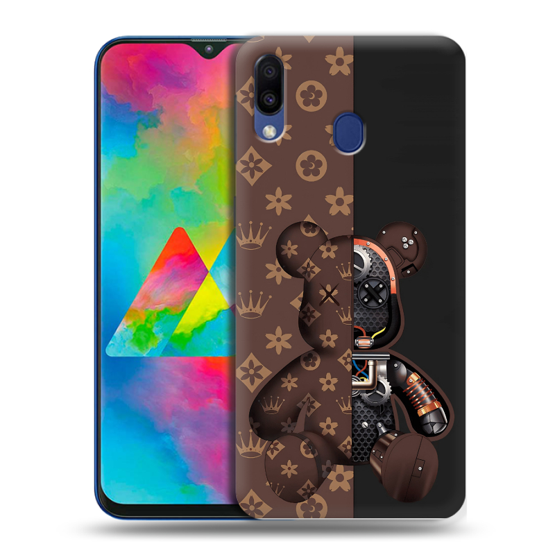 Пластиковый чехол на Samsung Galaxy M20 с принтом Луи робот Пластиковый чехол на Samsung Galaxy M20 с принтом Луи робот