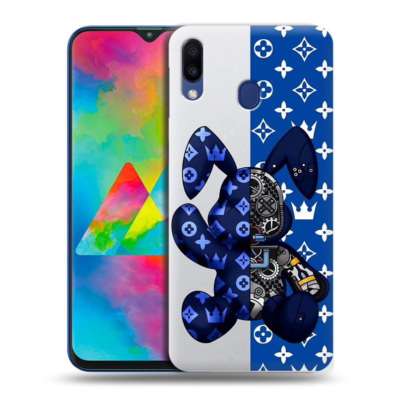 Пластиковый чехол на Samsung Galaxy M20 с принтом Луи робот Пластиковый чехол на Samsung Galaxy M20 с принтом Луи робот