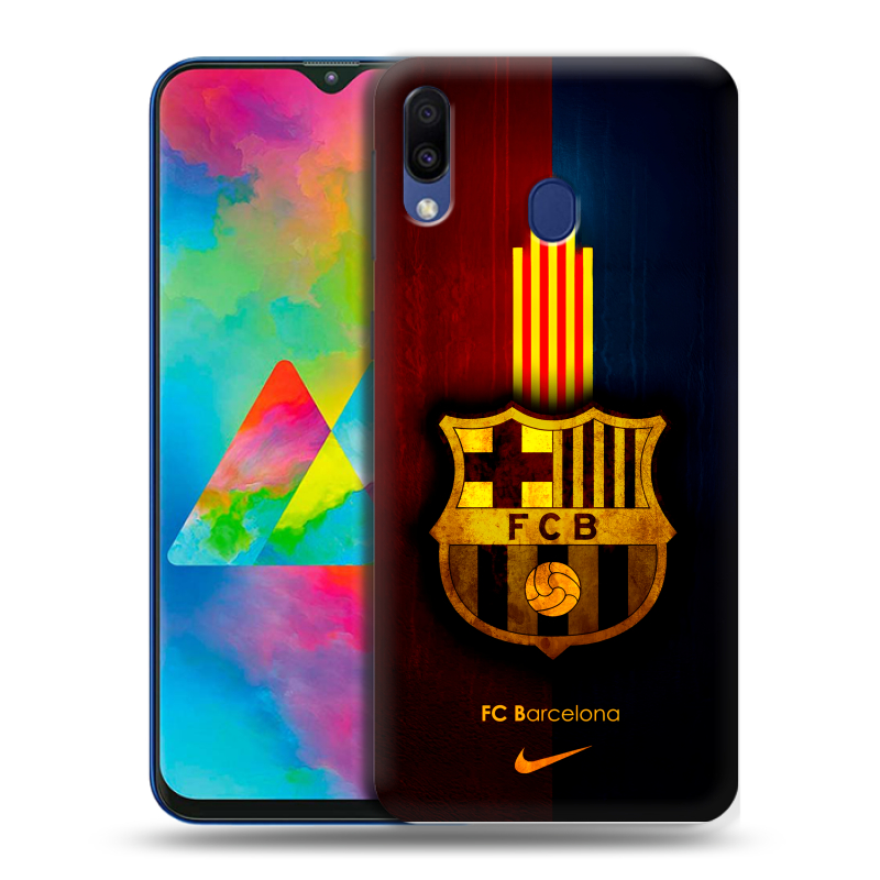 Силиконовый чехол на Samsung Galaxy M20 с принтом Барселона Barcelona Силиконовый чехол на Samsung Galaxy M20 с принтом Барселона Barcelona
