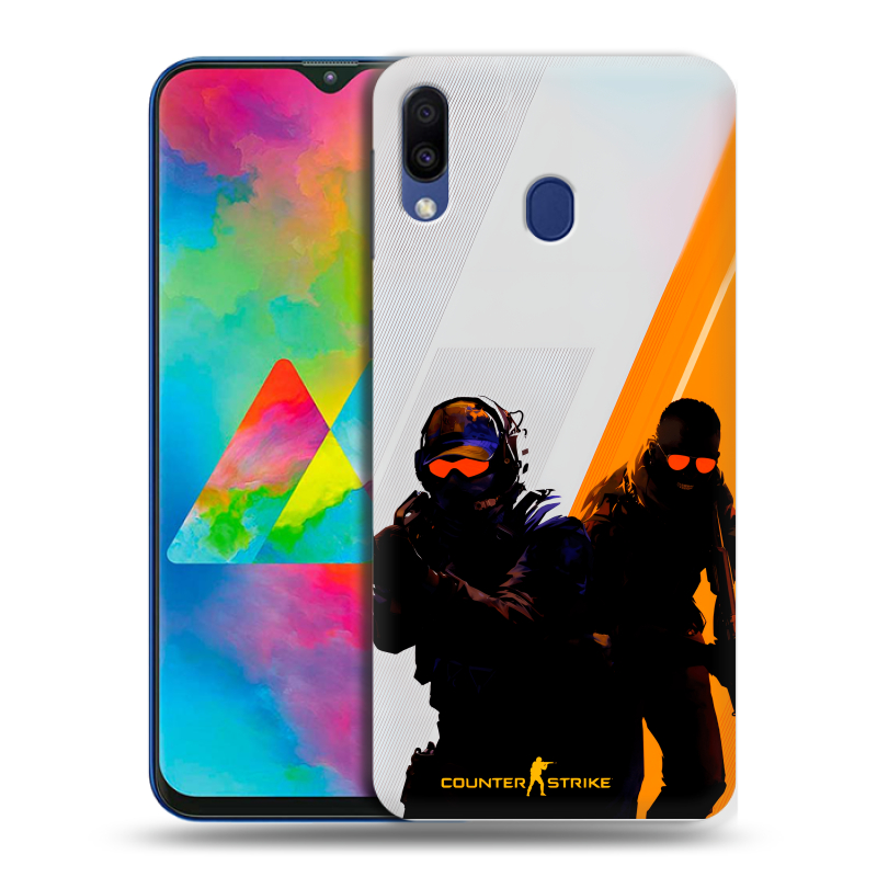 Пластиковый чехол на Samsung Galaxy M20 с принтом Контер страйк Counter strike Пластиковый чехол на Samsung Galaxy M20 с принтом Контер страйк Counter strike