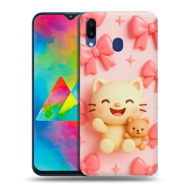 Силиконовый чехол на Samsung Galaxy M20 с принтом для девочек Силиконовый чехол на Samsung Galaxy M20 с принтом для девочек