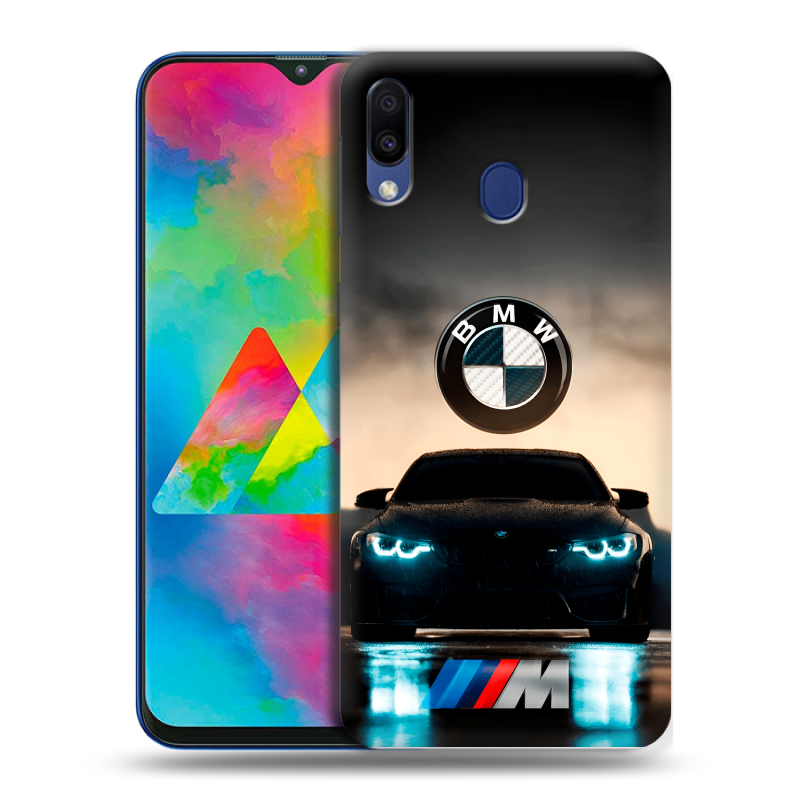 Пластиковый чехол на Samsung Galaxy M20 с принтом БМВ BMW Пластиковый чехол на Samsung Galaxy M20 с принтом БМВ BMW