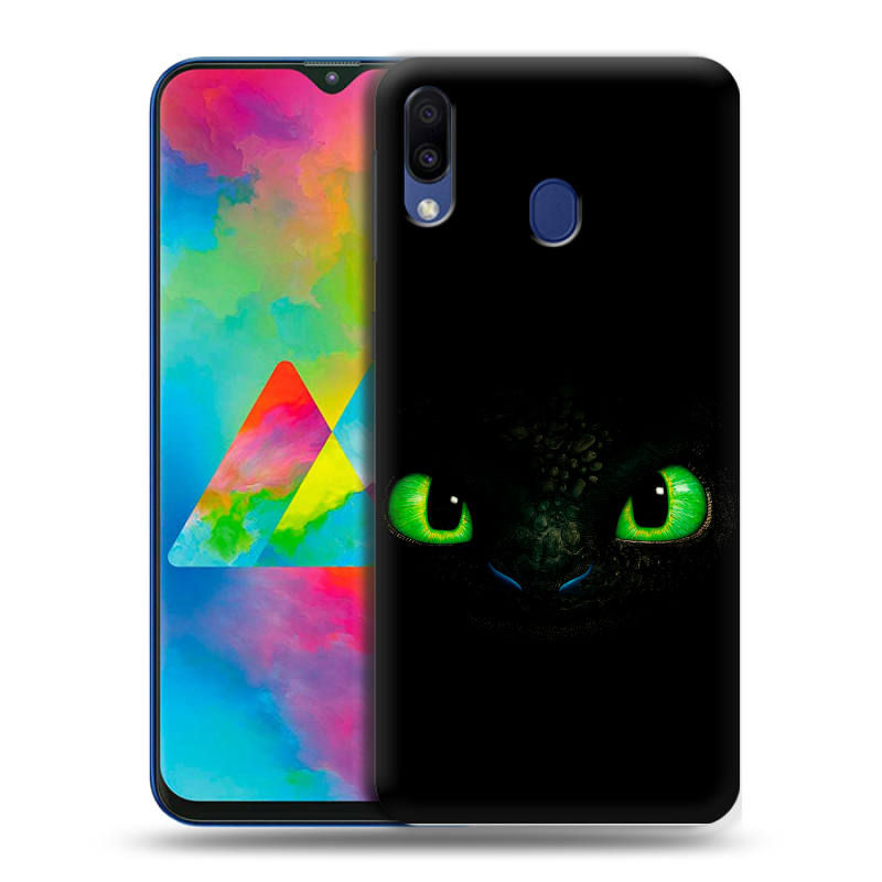Силиконовый чехол на Samsung Galaxy M20 с принтом Как приручить дракона Силиконовый чехол на Samsung Galaxy M20 с принтом Как приручить дракона