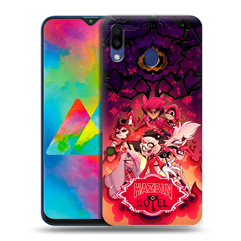 Силиконовый чехол на Samsung Galaxy M20 с принтом Hazbin Hotel Отель Хазбин Силиконовый чехол на Samsung Galaxy M20 с принтом Hazbin Hotel Отель Хазбин