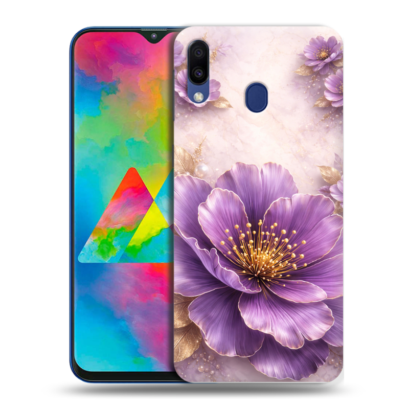 Силиконовый чехол на Samsung Galaxy M20 с принтом женский Силиконовый чехол на Samsung Galaxy M20 с принтом женский