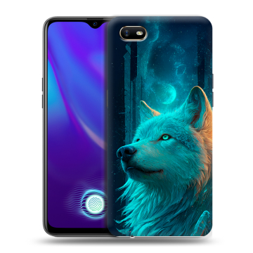 Силиконовый противоударный чехол на OPPO A1k с принтом бабочки саккура Силиконовый противоударный чехол на OPPO A1k с принтом бабочки саккура