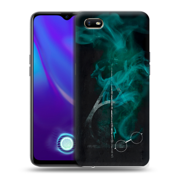 Силиконовый противоударный чехол на OPPO A1k с принтом Гарри Поттер Harry Potter