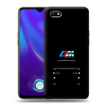 Силиконовый противоударный чехол на OPPO A1k с принтом БМВ BMW