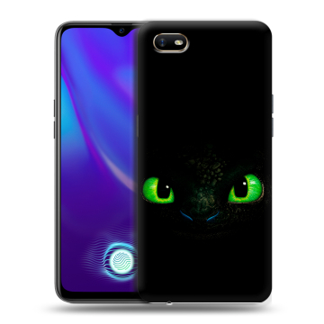 Силиконовый противоударный чехол на OPPO A1k с принтом Как приручить дракона