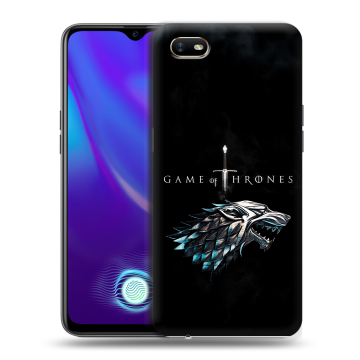 Силиконовый противоударный чехол на OPPO A1k с принтом Игра Престолов Game Thrones Силиконовый противоударный чехол на OPPO A1k с принтом Игра Престолов Game Thrones
