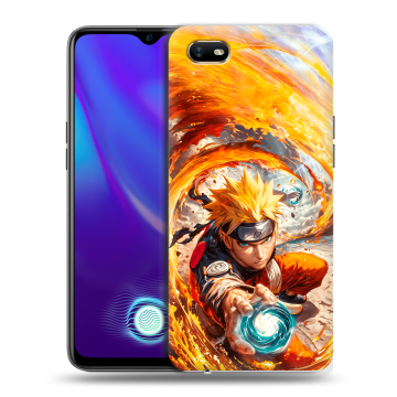 Силиконовый противоударный чехол на OPPO A1k с принтом Аниме Наруто Naruto Силиконовый противоударный чехол на OPPO A1k с принтом Аниме Наруто Naruto