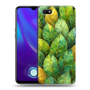 Силиконовый противоударный чехол на OPPO A1k с принтом женский