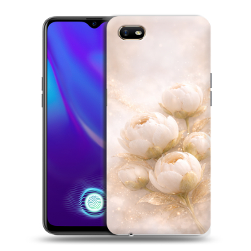 Силиконовый противоударный чехол на OPPO A1k с принтом женский Силиконовый противоударный чехол на OPPO A1k с принтом женский