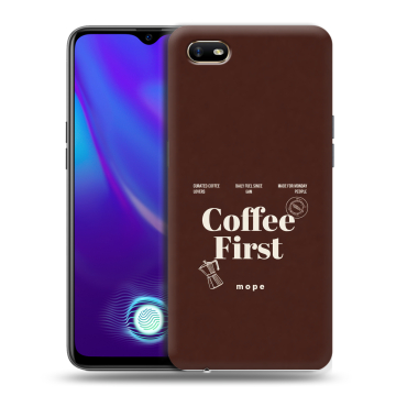 Силиконовый противоударный чехол на OPPO A1k с принтом женский Силиконовый противоударный чехол на OPPO A1k с принтом женский