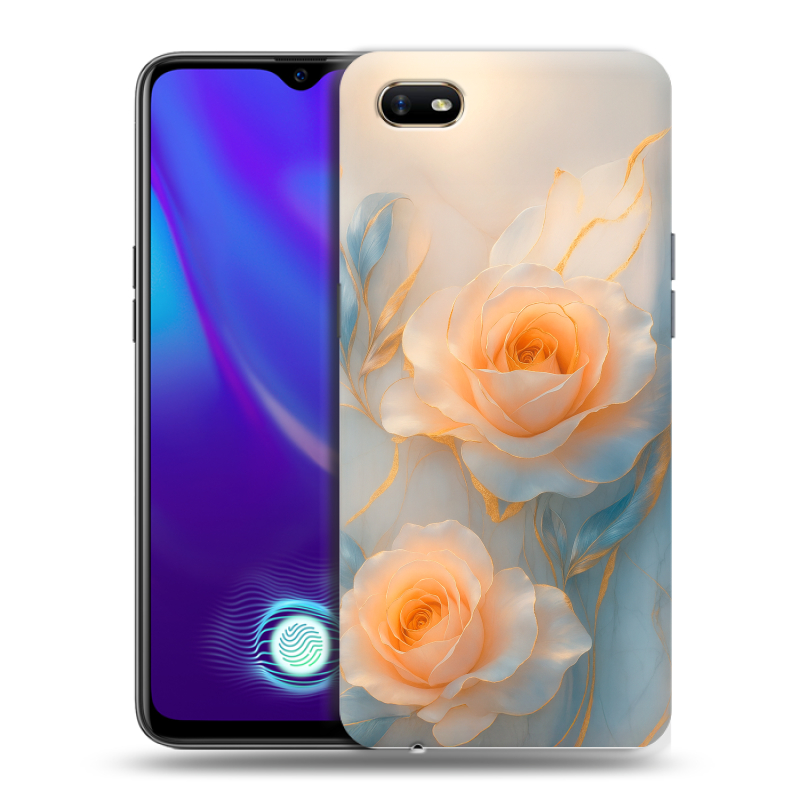 Силиконовый противоударный чехол на OPPO A1k с принтом Женский Силиконовый противоударный чехол на OPPO A1k с принтом Женский