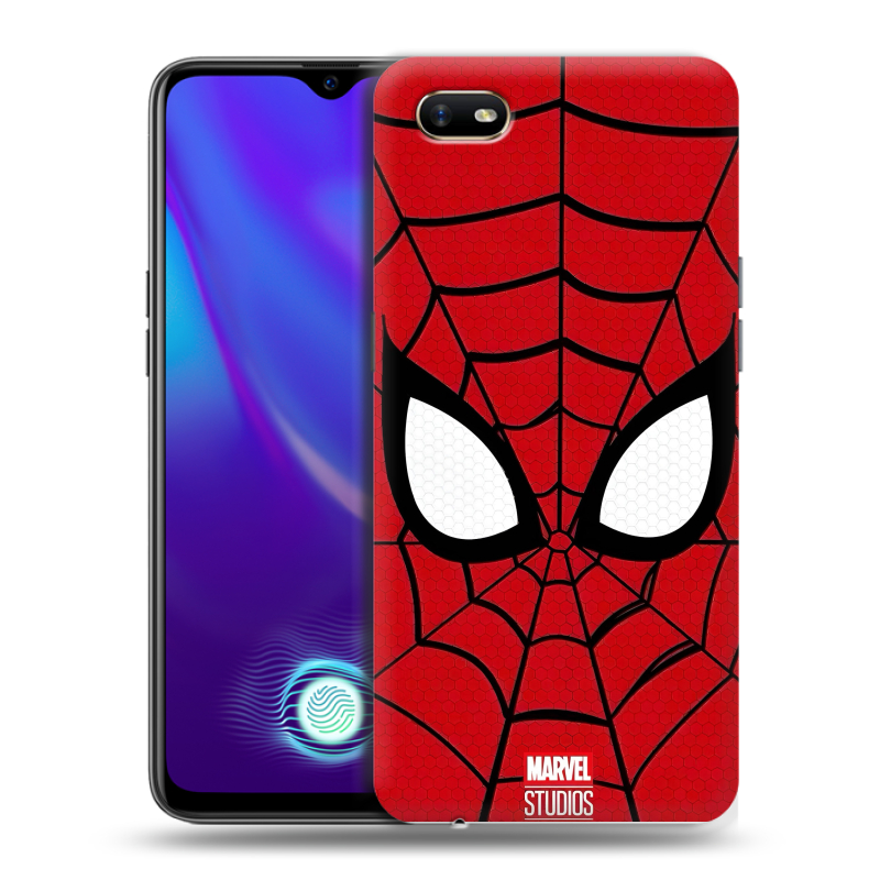 Пластиковый чехол на OPPO A1k с принтом человек паук spiderman Пластиковый чехол на OPPO A1k с принтом человек паук spiderman