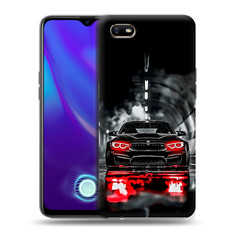Силиконовый противоударный чехол на OPPO A1k с принтом BMW БМВ Силиконовый противоударный чехол на OPPO A1k с принтом BMW БМВ