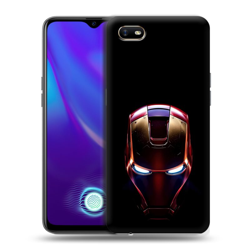 Пластиковый чехол на OPPO A1k с принтом IronMan Железный человек Пластиковый чехол на OPPO A1k с принтом IronMan Железный человек