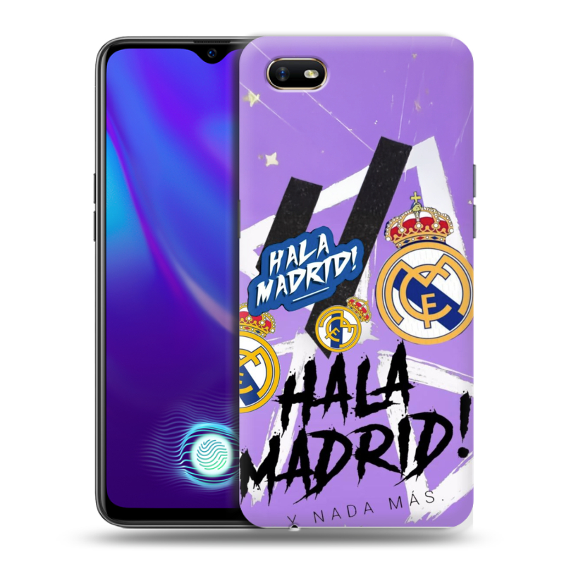 Силиконовый противоударный чехол на OPPO A1k с принтом Real Madrid Реал Мадрид Силиконовый противоударный чехол на OPPO A1k с принтом Real Madrid Реал Мадрид
